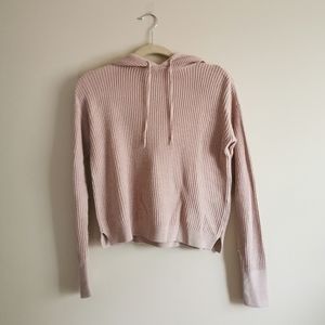 Garage Light Pink Knit Hoodie XS